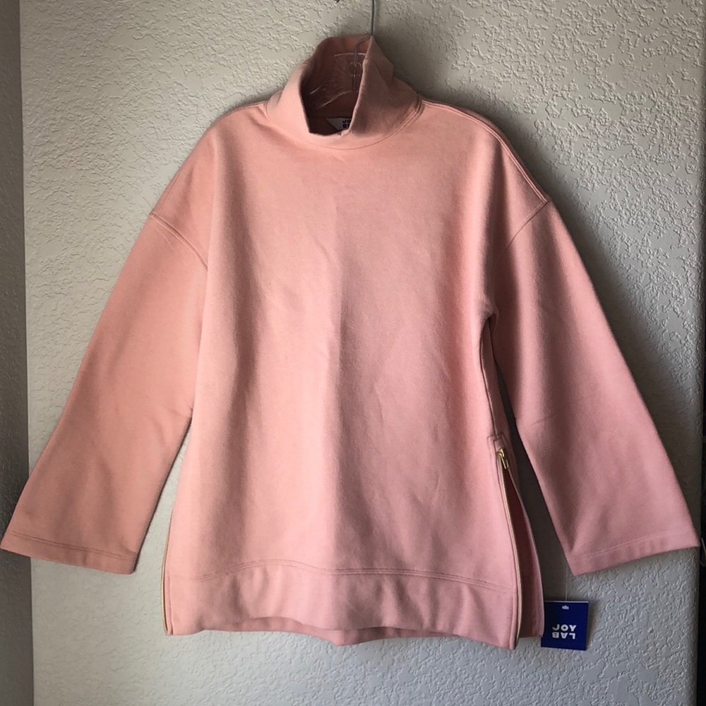 NWT Joy Lab plush sweater with side zippers